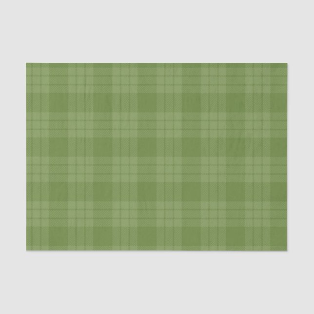 PAPEL DE SEDA PATRONES DE PLACA VERDE PASTEL IRLANDA (Anverso)