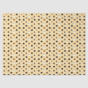 Papel De Seda Patrones elegantes de gato de Moda