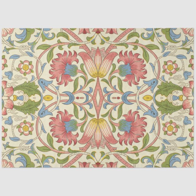 Papel De Seda Patrones florales de William Morris Loddon Blossom (Anverso)