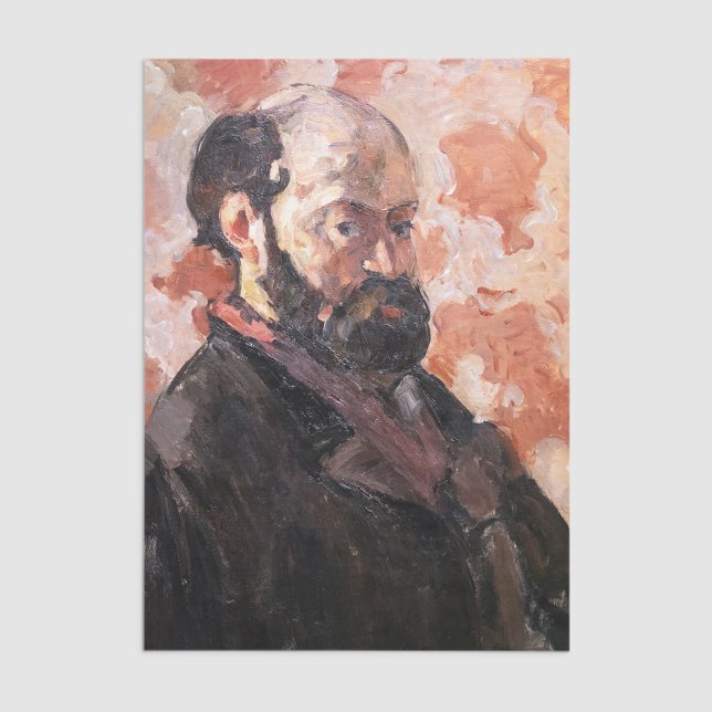 Papel De Seda Paul Cezanne - autorretrato de fondo rosa (Subido por el creador)