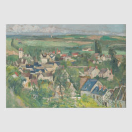 Papel De Seda Paul Cezanne - Auvers, vista panorámica