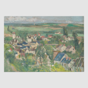 Papel De Seda Paul Cezanne - Auvers, vista panorámica