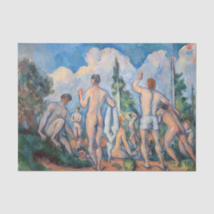 Papel De Seda Paul Cezanne - Bañistas