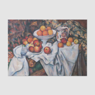 Papel De Seda Paul Cezanne - Bodegón, Manzanas y Naranjas