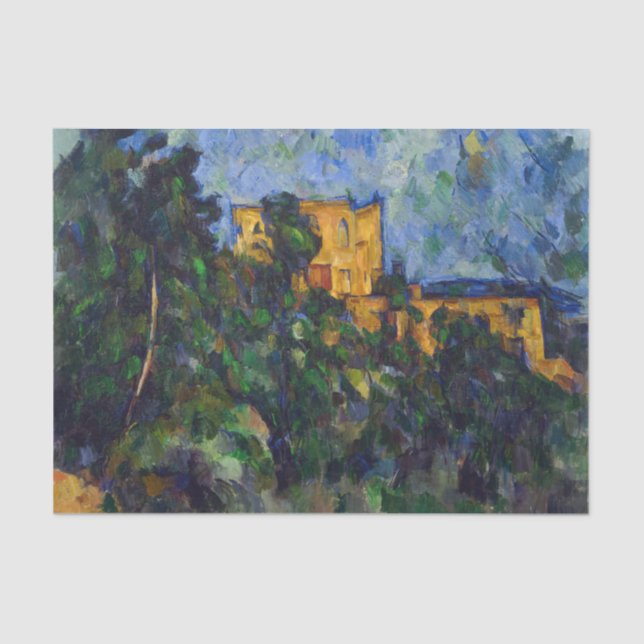 Papel De Seda Paul Cezanne - Chateau Noir (Anverso)
