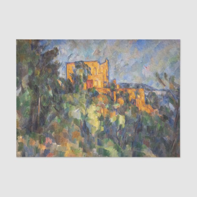 Papel De Seda Paul Cezanne - Chateau Noir (Anverso)