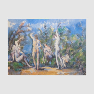 Papel De Seda Paul Cezanne - Cinco Bañistas