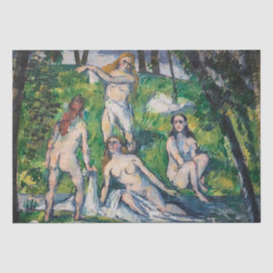 Papel De Seda Paul Cezanne - Cuatro Bathers