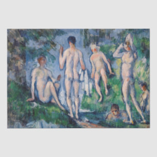 Papel De Seda Paul Cezanne - Grupo de Bañistas