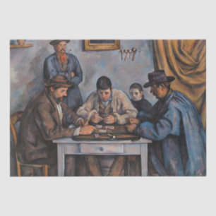 Papel De Seda Paul Cezanne - Los jugadores de cartas