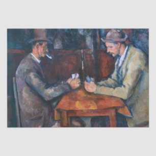 Papel De Seda Paul Cezanne - Los jugadores de cartas