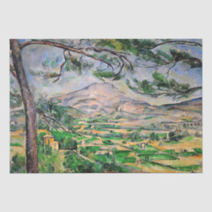 Papel De Seda Paul Cezanne - Mont Sainte-Victoire y Pino Grande