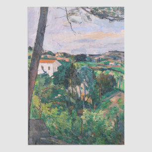 Papel De Seda Paul Cezanne - Pino en L'Estaque