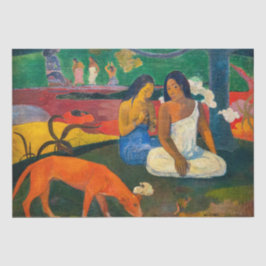 Papel De Seda Paul Gauguin - Arearea / El Perro Rojo