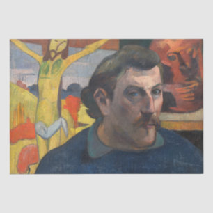 Papel De Seda Paul Gauguin - Autorretrato con Cristo Amarillo