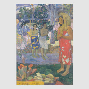 Papel De Seda Paul Gauguin - Ave María / Ia Orana Maria