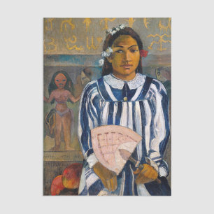 Papel De Seda Paul Gauguin - Los antepasados de Tehamana