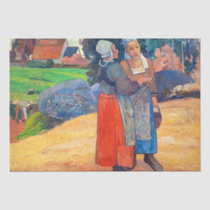 Papel De Seda Paul Gauguin - Paysannes Breton