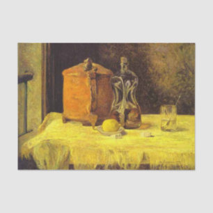Papel De Seda Paul Gauguin, pintura "En la ventana"