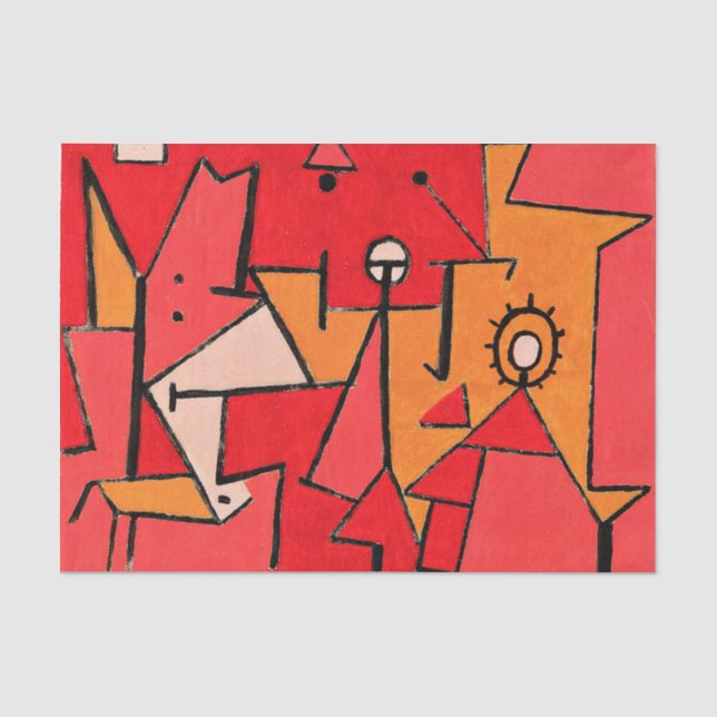 Papel De Seda Paul Klee - Calor, (Anverso)