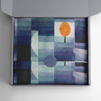 Paul Klee Harbinger de otoño. Caída azul geométric