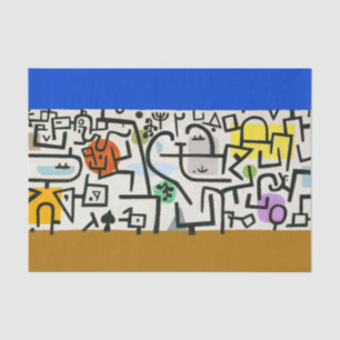 Papel De Seda Paul Klee Rich Harbor Abstrae Expressionismo