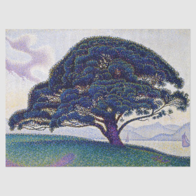 Papel De Seda Paul Signac - El Pino Bonaventure (Anverso)