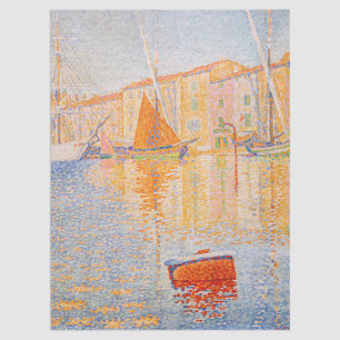 Papel De Seda Paul Signac - La boya roja, Saint-Tropez