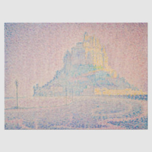 Papel De Seda Paul Signac - Mont Saint Michel, Niebla y Sol