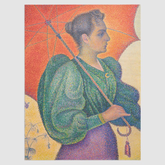 Papel De Seda Paul Signac - Mujer con parasol (Subido por el creador)