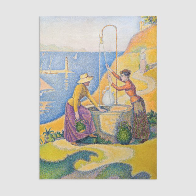 Papel De Seda Paul Signac - Mujeres en el pozo (Subido por el creador)