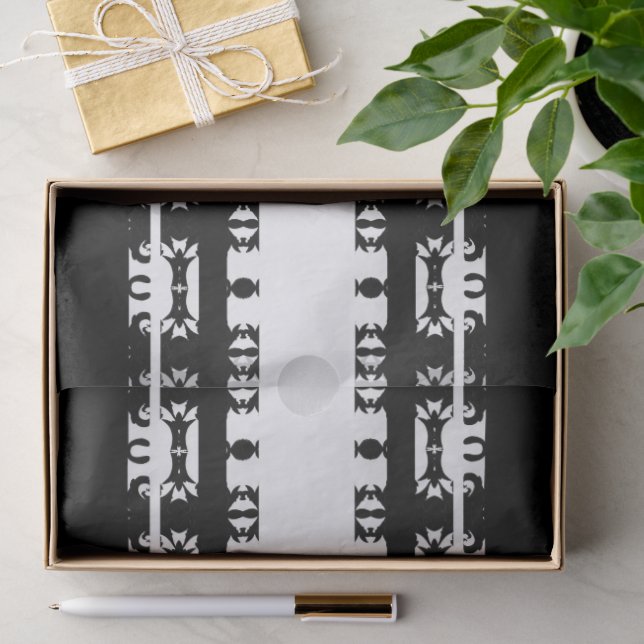 Papel De Seda Pautas africanas Ebony Rhythm (Regalo )