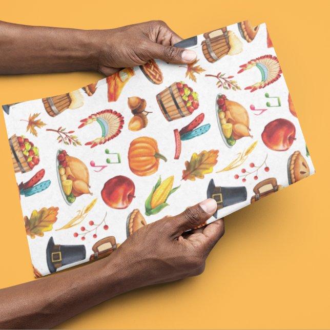 Papel De Seda Pavo de la Cena de Acción de Gracias  (Subido por el creador)