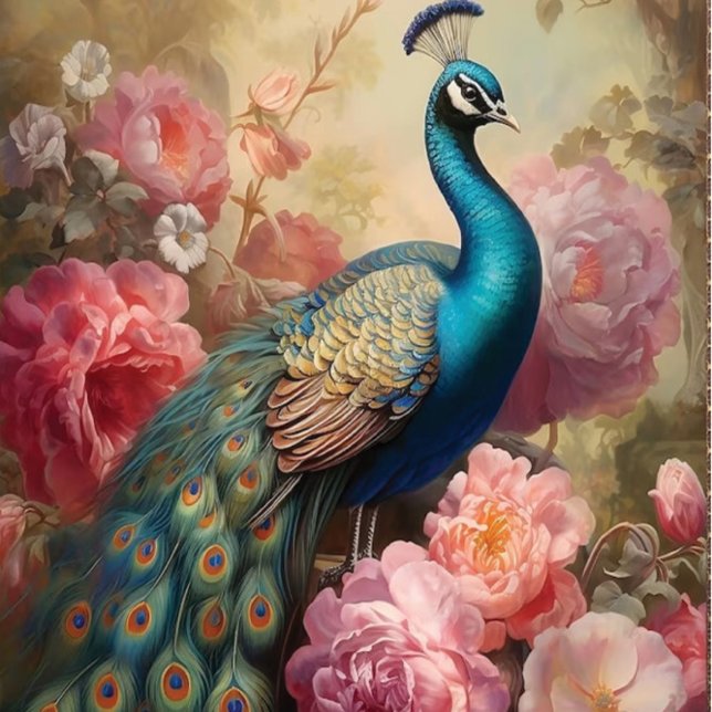 Papel De Seda Pavo Real Hermoso (Subido por el creador)