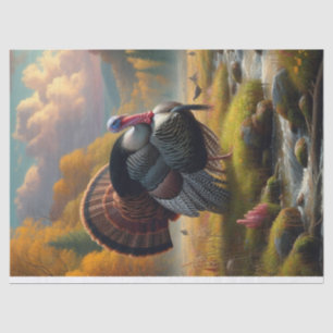 Papel De Seda Pavo Salvaje por Stream Painting