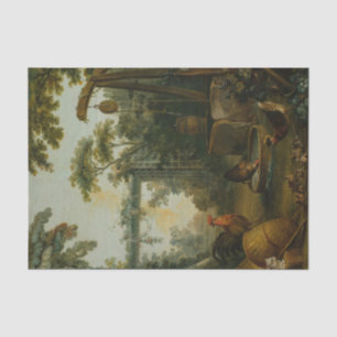 Papel De Seda Paysage Rustique de Jean-Baptiste Huet