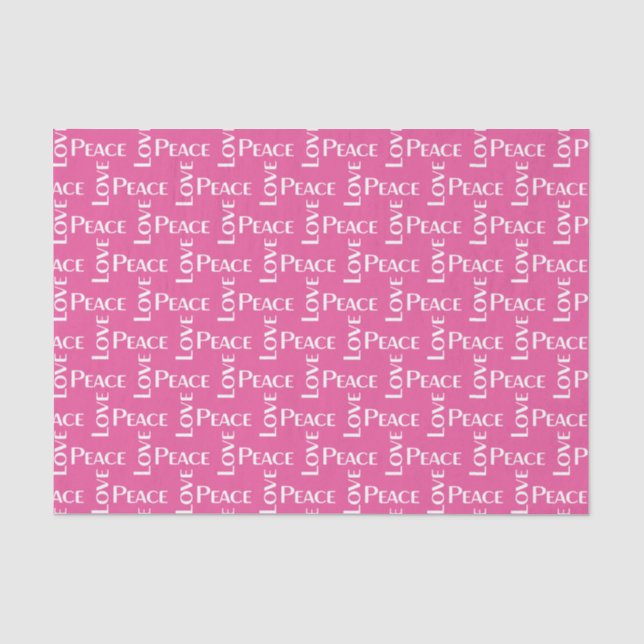 PAPEL DE SEDA PAZ Y AMOR (Anverso)