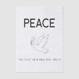 Papel De Seda Peace be still bird flying
