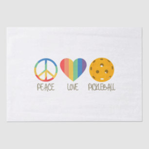 Papel De Seda Peace Love Pickleball