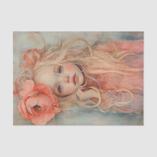 Papel De Seda Peaches y belleza crema6 (Anverso)