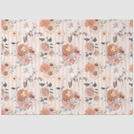 Papel De Seda Peachy Floral Series Design 3