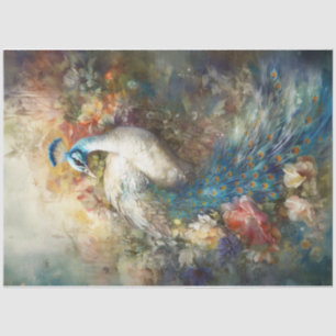 Papel De Seda Peacock blanco
