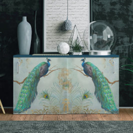 Papel De Seda Peacock n Feathers par Blue Gold Decoupage