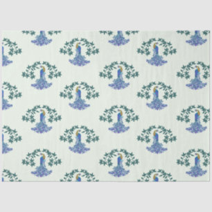 Papel De Seda Peacocks ornamentales