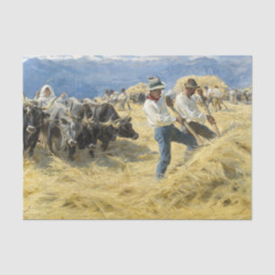 Papel De Seda Peder Severin Kroyer - Amenazas en los Abruzos