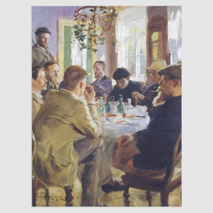 Papel De Seda Peder Severin Kroyer - Hora del almuerzo