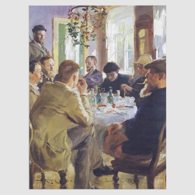 Papel De Seda Peder Severin Kroyer - Hora del almuerzo (Subido por el creador)