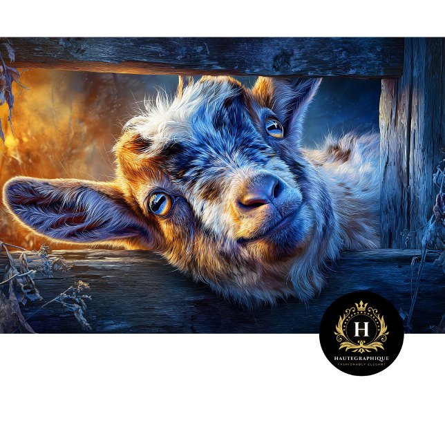 Papel De Seda Peekaboo Barn Door Baby Goat Portrait (Subido por el creador)