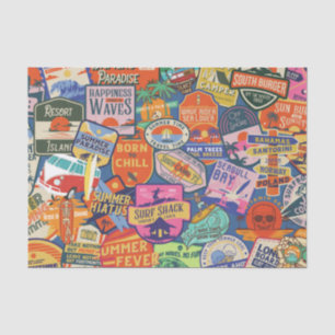 Papel De Seda Pegatinas de surf