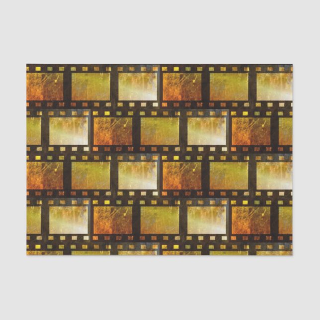 Papel De Seda Película de carrete de película de época (Anverso)